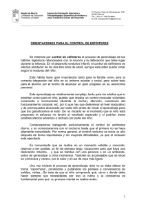 control de esfínteres - Equipo de autismo de Murcia