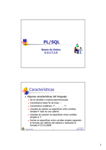 PLSQL Curso 2008-2009