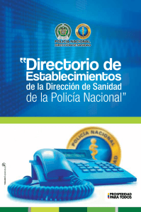 Directorio de - Dirección de Sanidad Policía Nacional