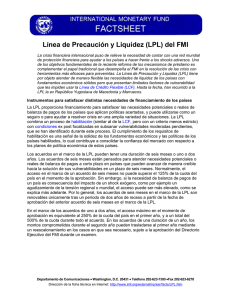 Línea de Precaución y Liquidez (LPL)
