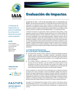 Evaluación de Impactos - International Association for Impact