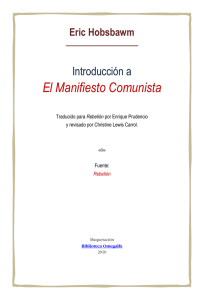 Introducción al Manifiesto Comunista