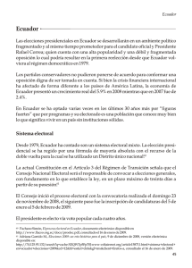 2.3 TENDENCIAS POLITICAS ECUADOR