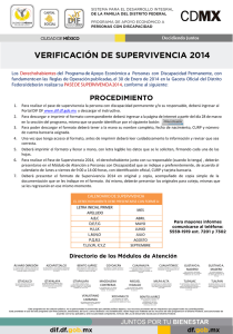 VERIFICACIÓN DE SUPEVIVENCIA 2014_proyecto_1 - DIF-DF