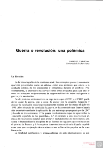 Guerra o revolución - Revistas Científicas de la Universidad de Murcia