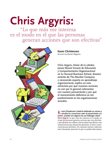 CHRIS ARGYRIS. (s.a.)