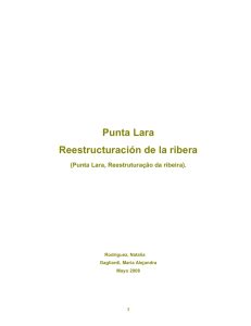 Punta Lara Reestructuración de la ribera