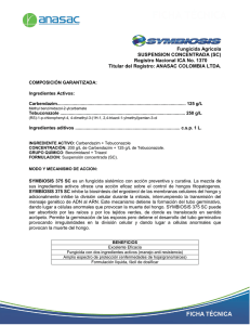Fungicida Agrícola SUSPENSION CONCENTRADA (SC) Registro