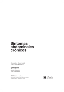 Síntomas abdominales crónicos - Hospital Italiano de Buenos Aires