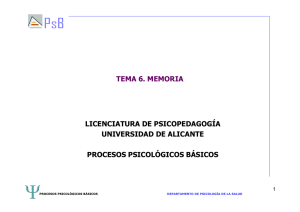 MEMORIA - RUA - Universidad de Alicante
