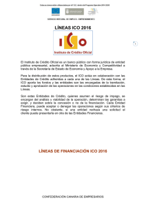 líneas ico 2016 - Confederación Canaria de Empresarios