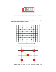 MANUAL DE DISTRIBUCION DE SEPARADORES DE VARILLA