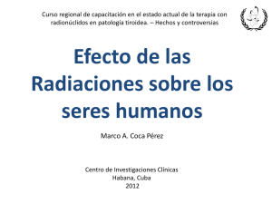 Efectos de las Radiaciones sobre los seres humanos