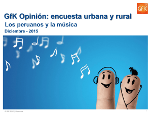informe sobre los gustos musicales en el perú