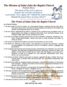 The Mission of Saint John the Baptist Church