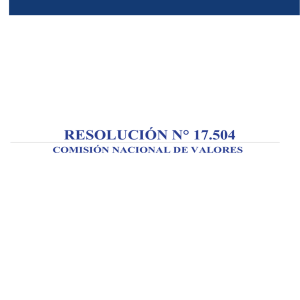 Resolución N°17504 - Caja de Valores SA