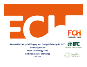 Renewable Energy Self Supply and Energy Efficiency (RESSEE