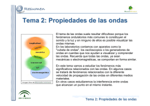 Tema 2: Propiedades de las ondas