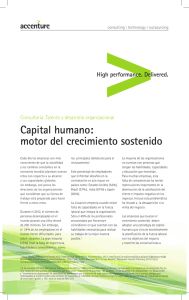 Capital humano: motor del crecimiento sostenido