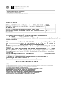 certificación notarial de titularidad de la empresa