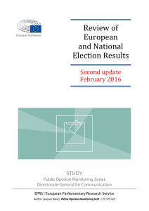 Review of European and National Election Results