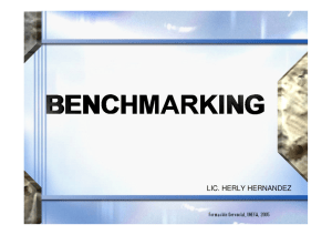 ¿que es el benchmarking?