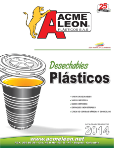 Desechables - Acme Leon Plasticos SAS