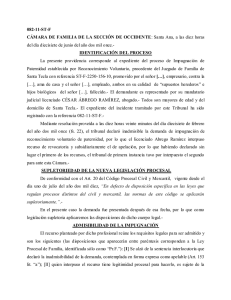 082-11-ST-F CÁMARA DE FAMILIA DE LA SECCIÓN DE OCCIDENTE