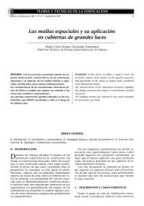 Las mallas espaciales y su aplicación en cubiertas de grandes luces