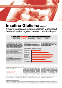 Insulina Glulisina(Apidra®)