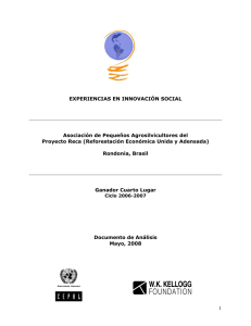 Sistematización - Comisión Económica para América Latina y el