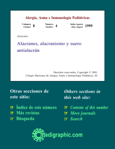 Alacranes, alacranismo y suero antialacrán