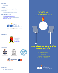 ciclo de conferencias - Real Colegio de Artillería de Segovia