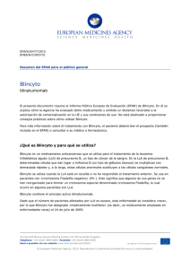 Blincyto, INN-blinatumomab - European Medicines Agency