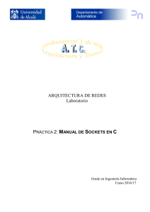 Manual de Sockets en C - Arquitectura y Tecnología de Computadores