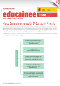 Marco General de evaluación 3º Educación Primaria