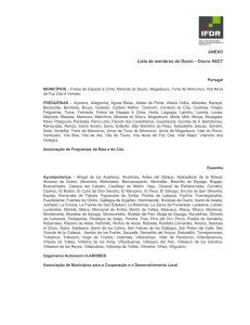ANEXO Lista de membros do Duero – Douro AECT