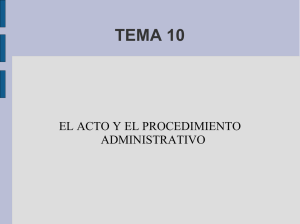 el acto administrativo
