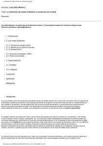 La valoración de costes indirectos en economía de la salud