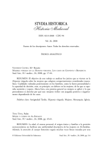 Studia Historica: Historia Medieval