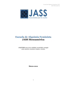 Escuela de Alquimia Feminista JASS Mesoamérica