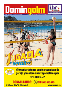 Julio 2016 - Núm. 137 - Ejemplar gratuito Móstoles Alcorcón
