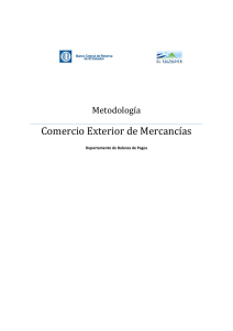 Metodología de Comercio Exterior - Banco Central de Reserva de El