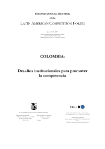 COLOMBIA - Inter-American Development Bank