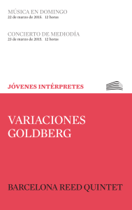 VARIACIONES GOLDBERG
