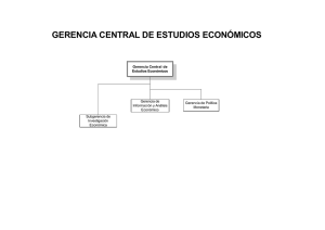 Visio-Gerencia Central Estudios Economicos-GCE