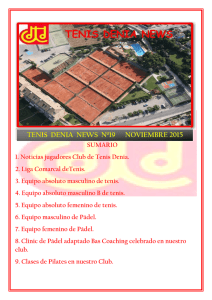 Noviembre 2015 - Club de Tenis Denia