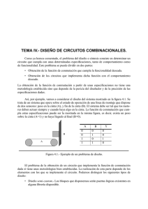 TEMA IV.- DISEÑO DE CIRCUITOS COMBINACIONALES.