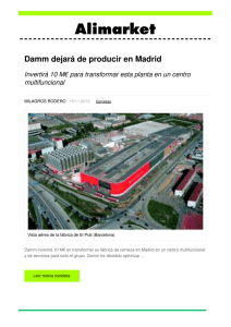Damm dejará de producir en Madrid - Noticias de