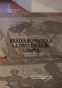 Restes romanes provincia Girona